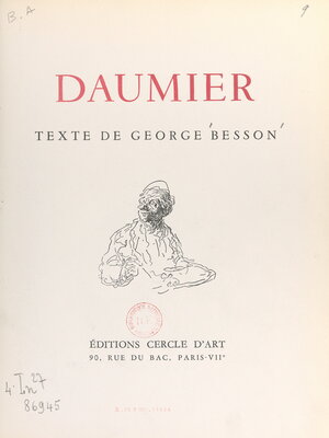 cover image of Honoré Daumier